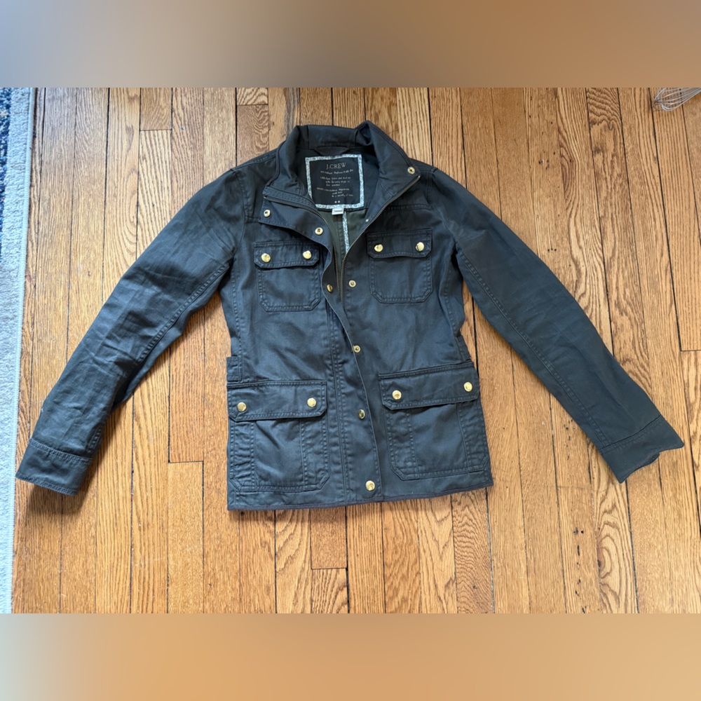 J Crew Relaxed Boyfriend Field Jacket - Size XXS